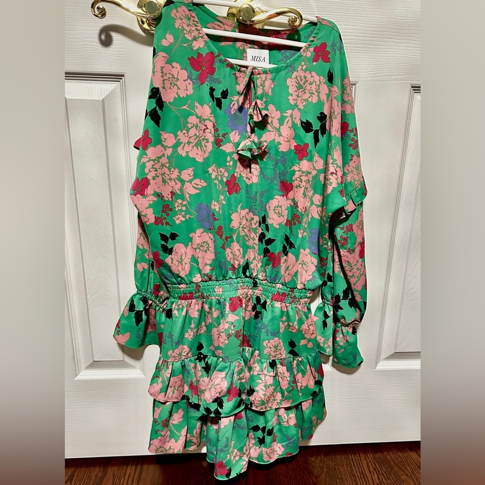 Misa Los Angeles
MISA Floral Print
Mini Dress XS Excellent like new  condition - Picture 6 of 11